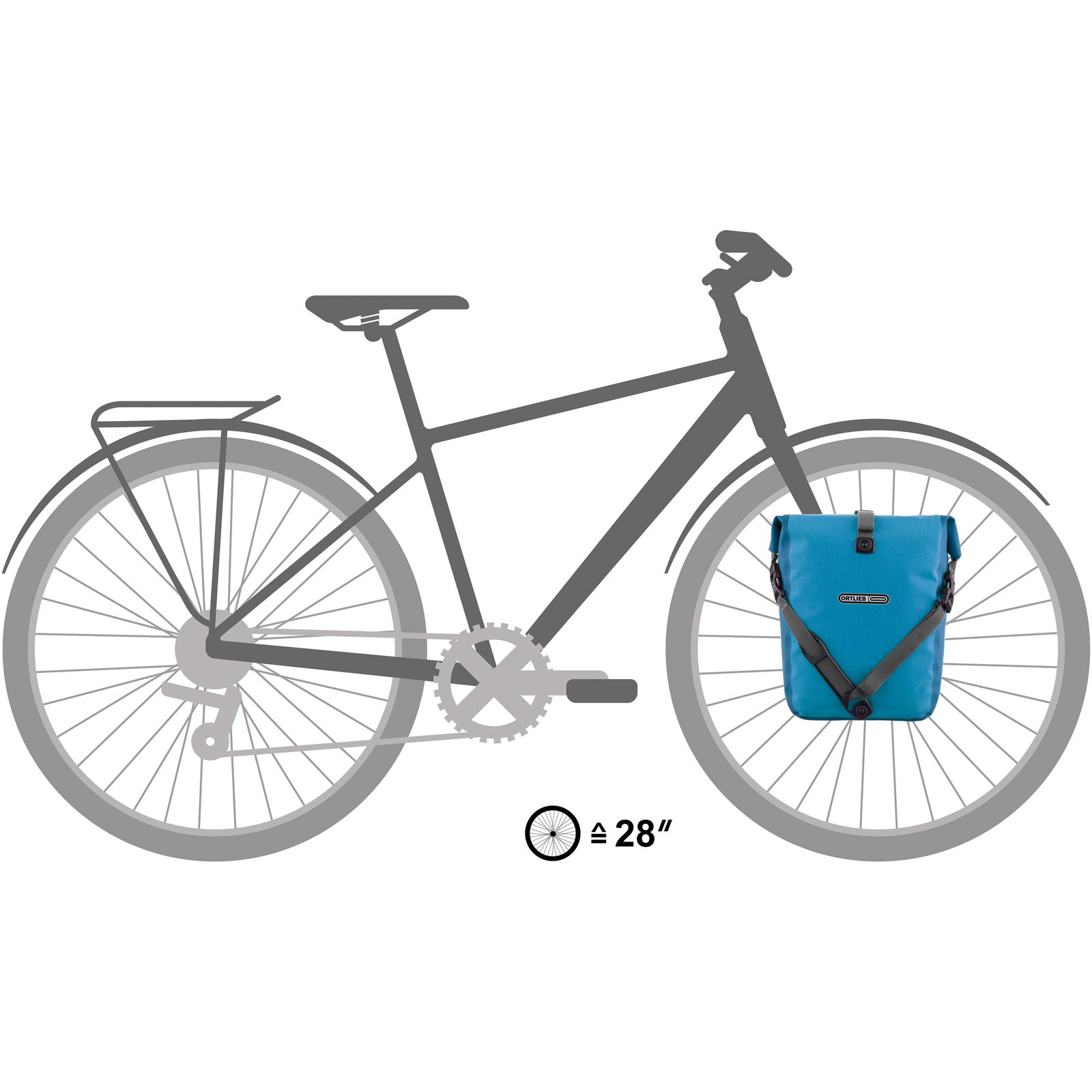 ORTLIEB SPORT-ROLLER 14.5L Plus - Vorderradtasche dusk blue-denim - Bild 10