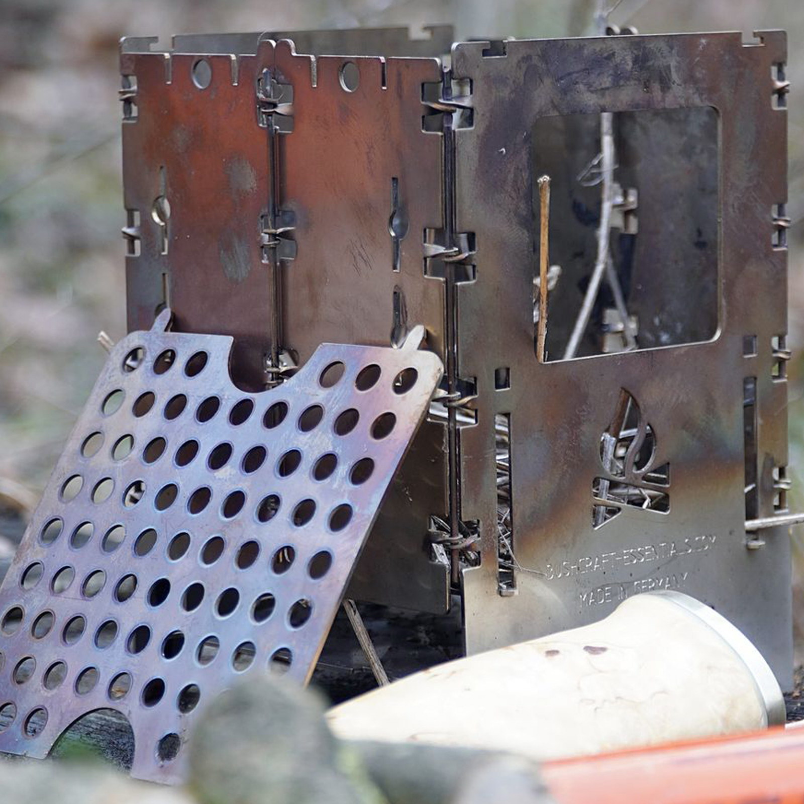 bushcraft essentials Universalrost Bushbox LF Titanium - Bild 7