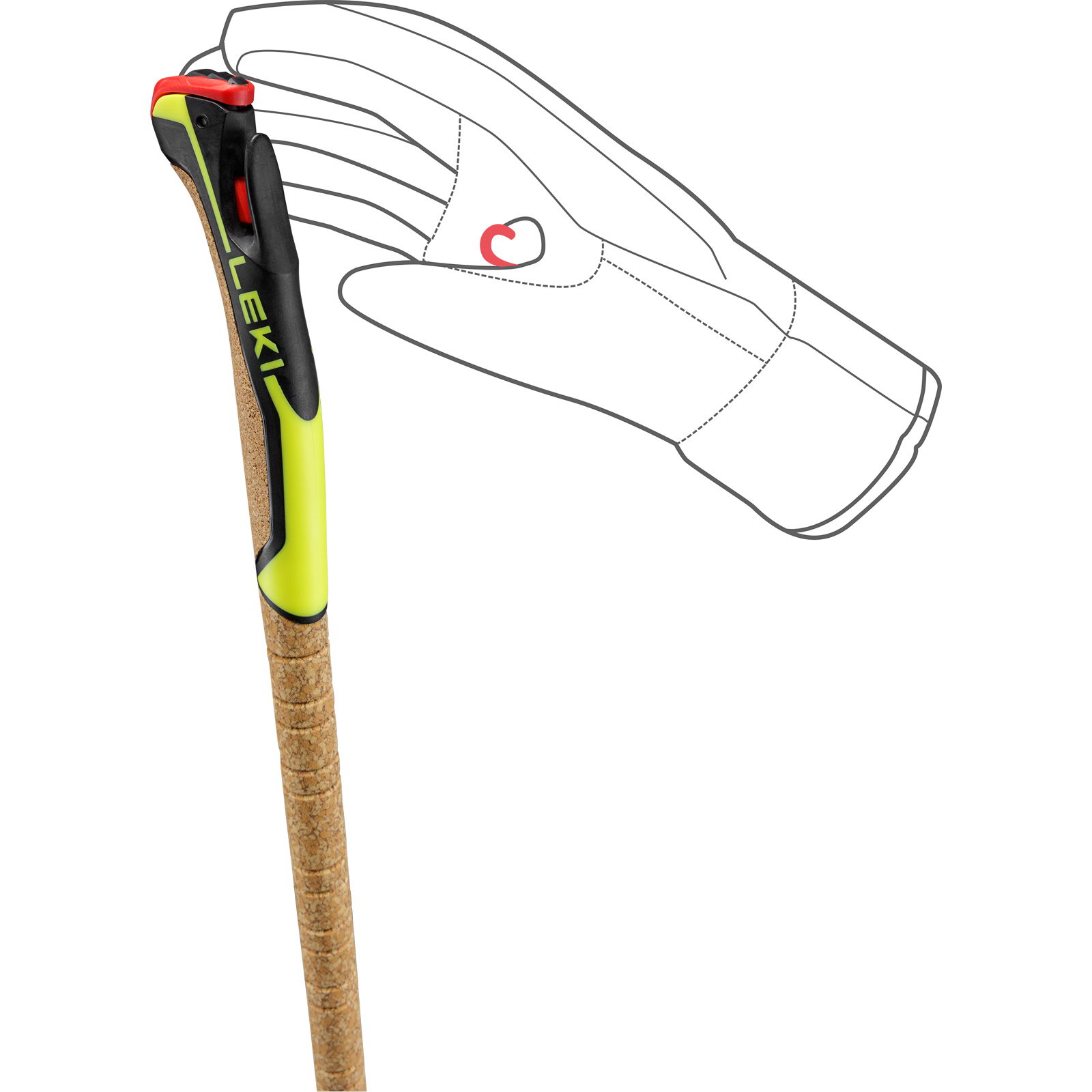 LEKI Mezza Vario TR - Skitouren-Stöcke - Bild 5