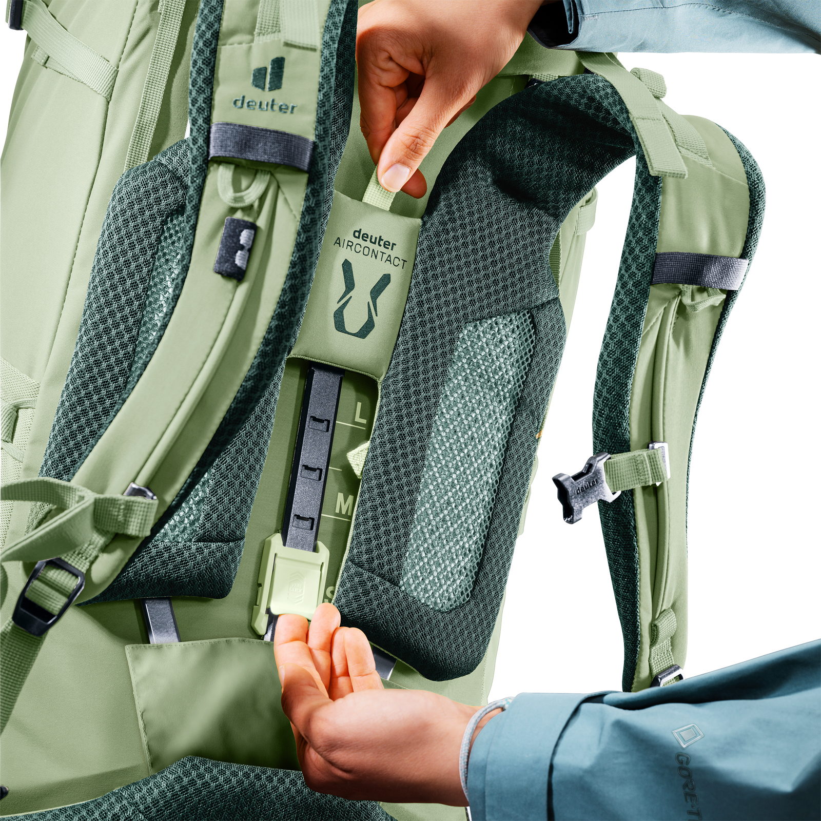deuter Aircontact Core 45+10 SL - Trekkingrucksack grove-ivy - Bild 20