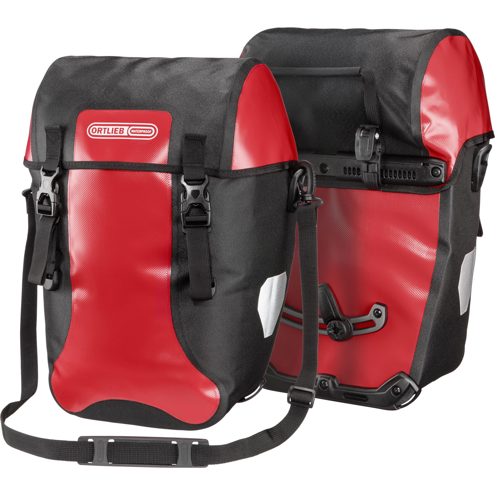 ORTLIEB BIKE-PACKER 20L Pair - Gepäckträgertaschen rot-schwarz - Bild 1