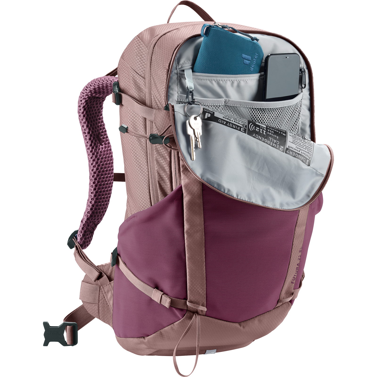 deuter Futura 21 SL - Wanderrucksack cassis-ashrose - Bild 24