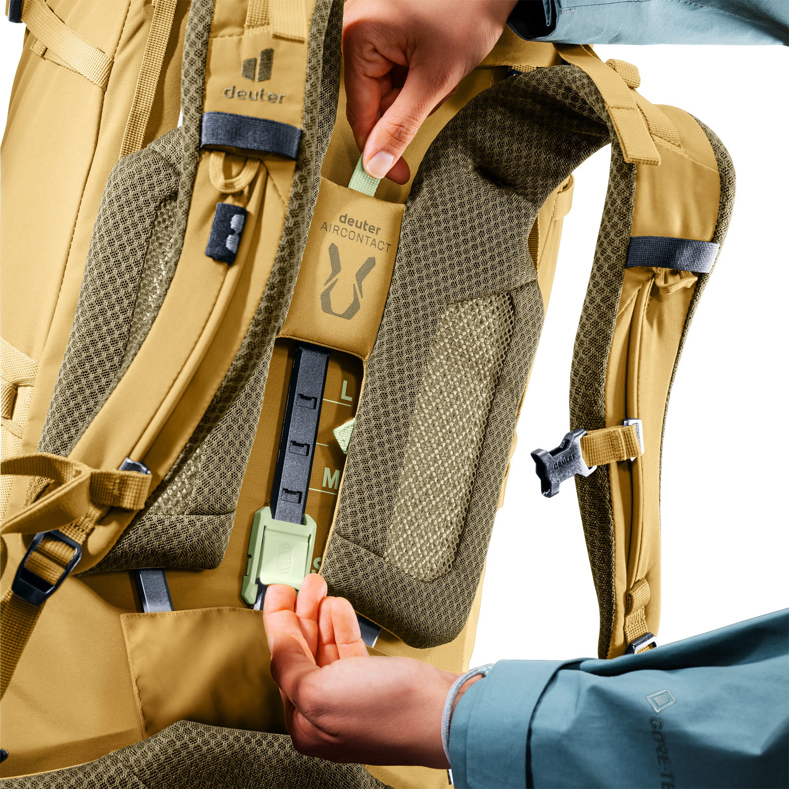 deuter Aircontact Core 45+10 SL - Trekkingrucksack savanna-nori - Bild 33