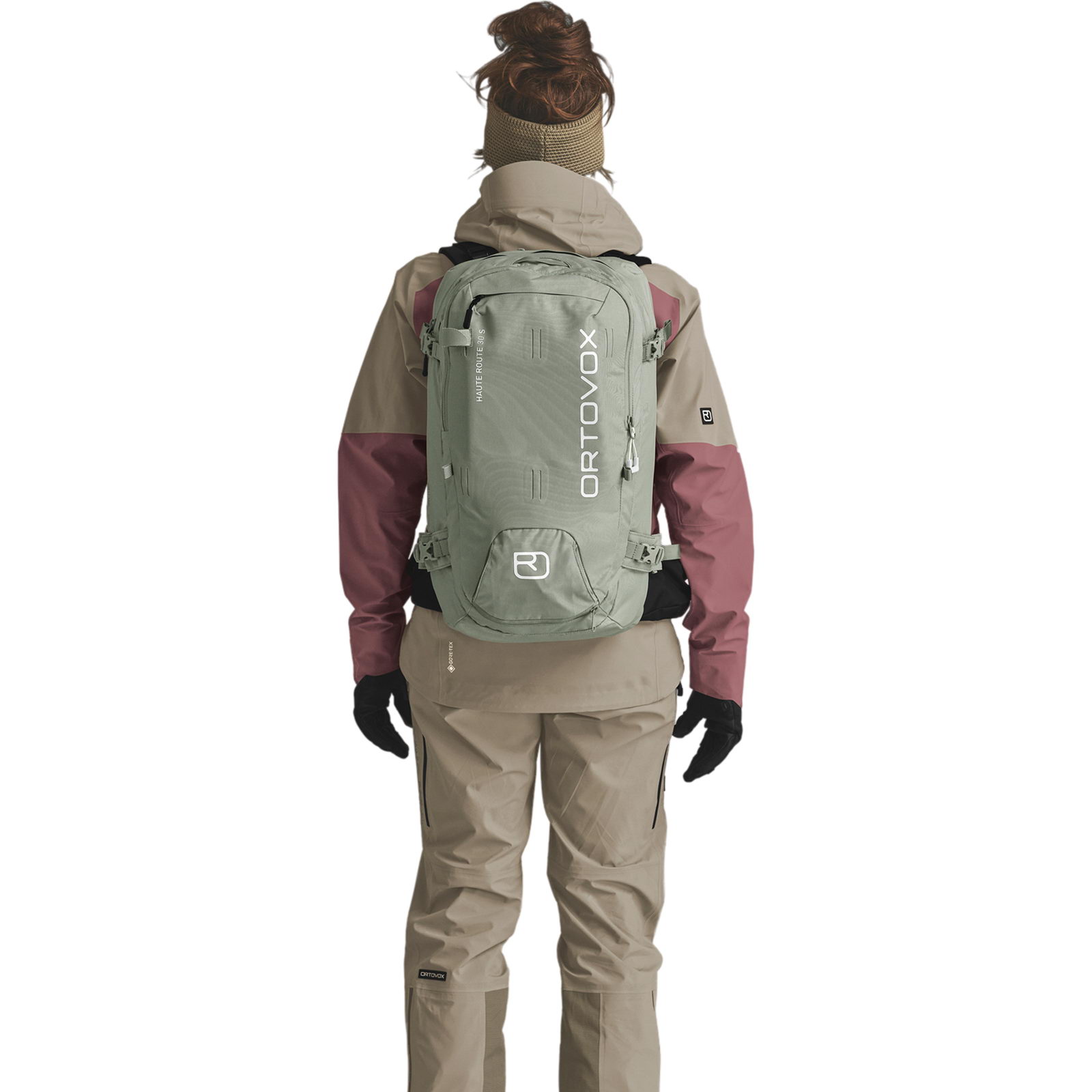 Ortovox Haute Route 30 S - Skitourenrucksack green sage - Bild 14
