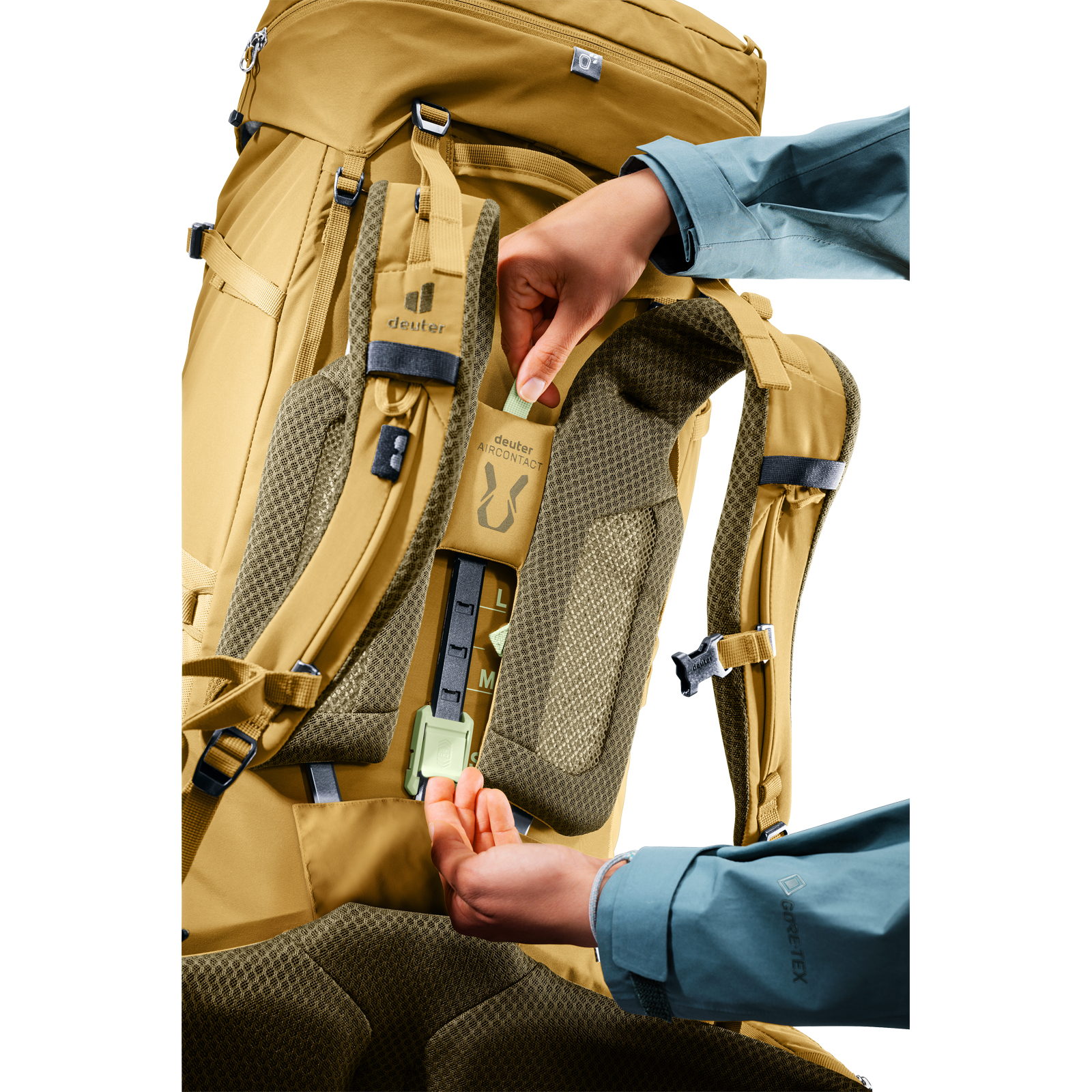 deuter Aircontact Core 55+10 SL - Trekkingrucksack savanna-nori - Bild 15
