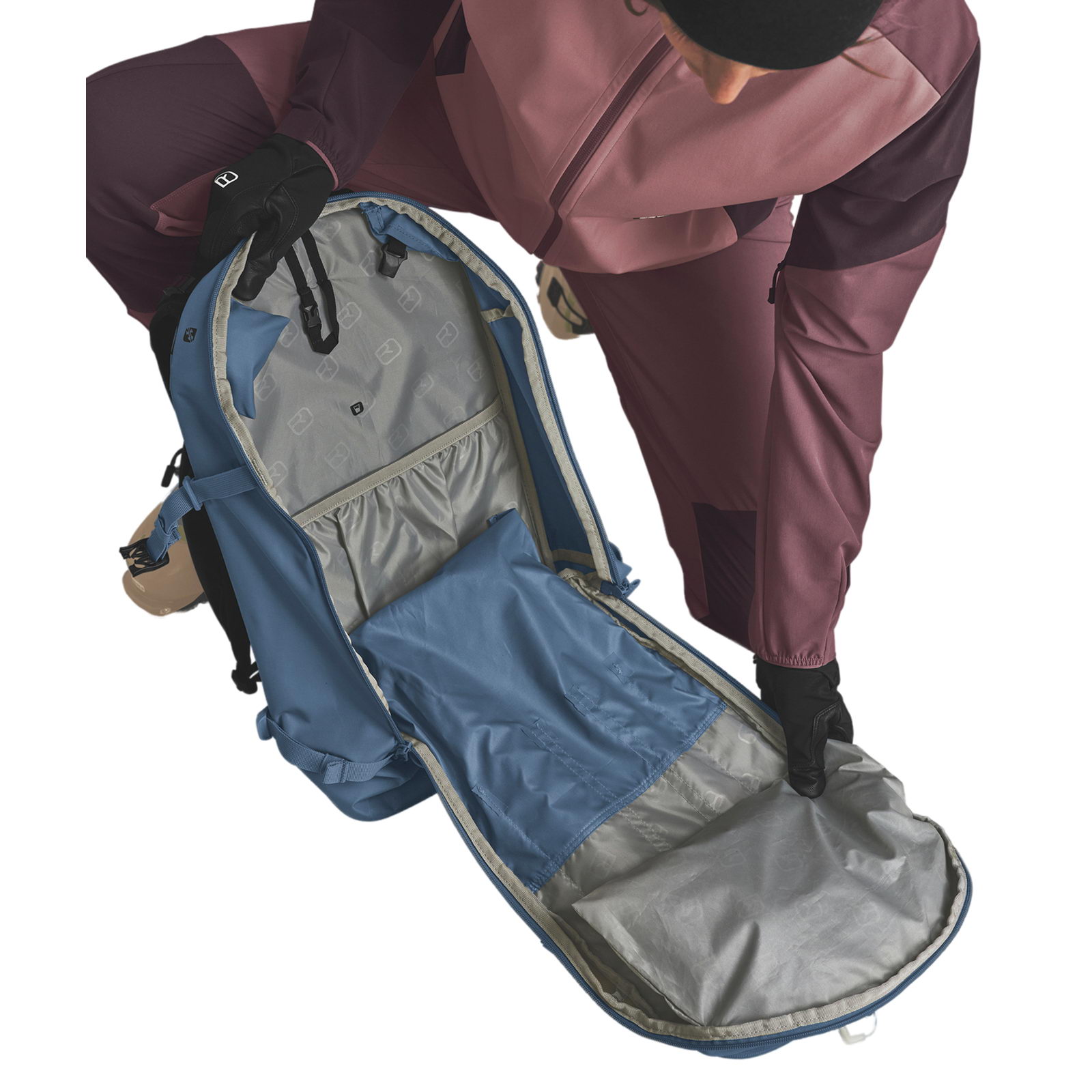 Ortovox Venet Tour 28 S - Skitourenrucksack light nunatak - Bild 25