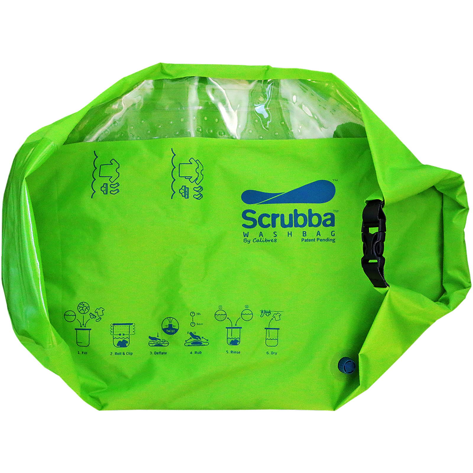 Scrubba Wash Bag - Waschbeutel grün - Bild 5