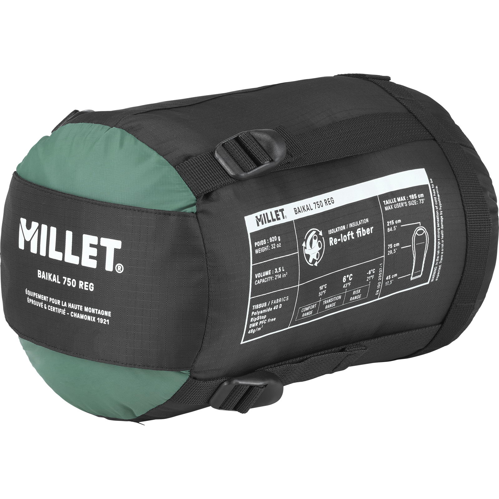 MILLET Baikal 750 - Kunstfaserschlafsack bottle - Bild 3