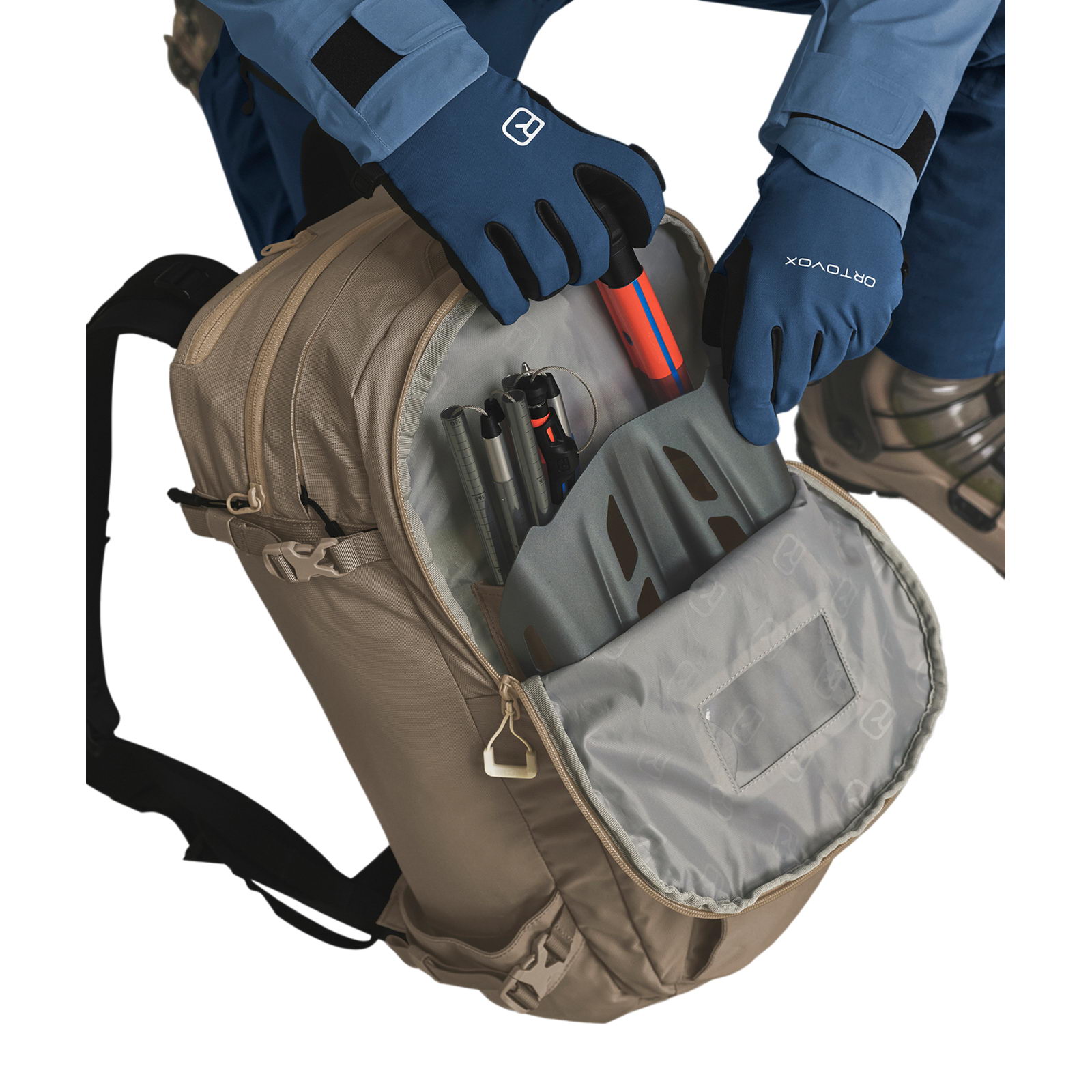 Ortovox Haute Route 32 - Skitourenrucksack dark linen - Bild 4