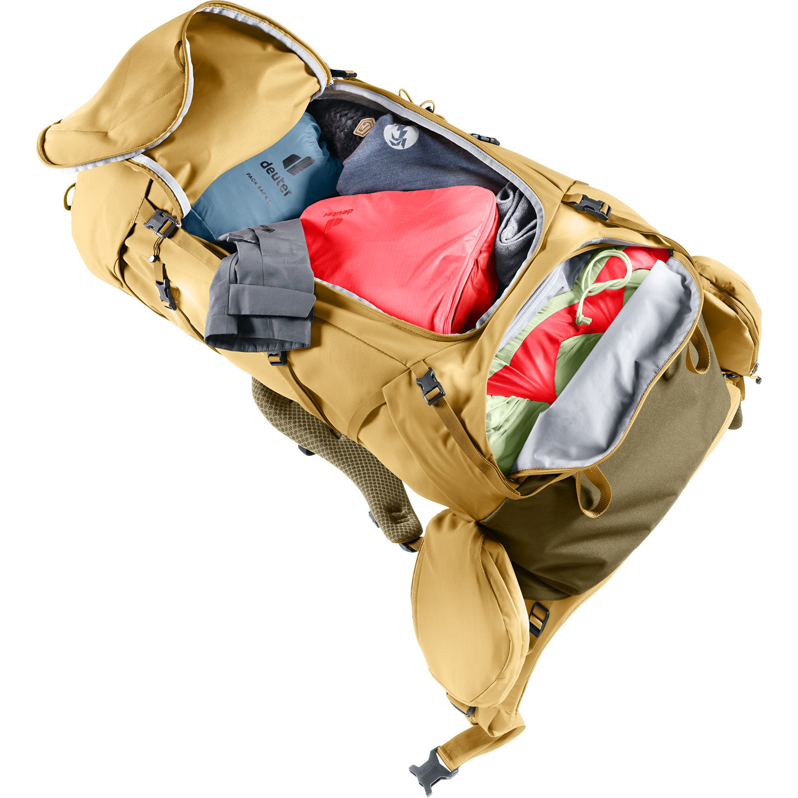 deuter Aircontact Core 55+10 SL - Trekkingrucksack savanna-nori - Bild 17