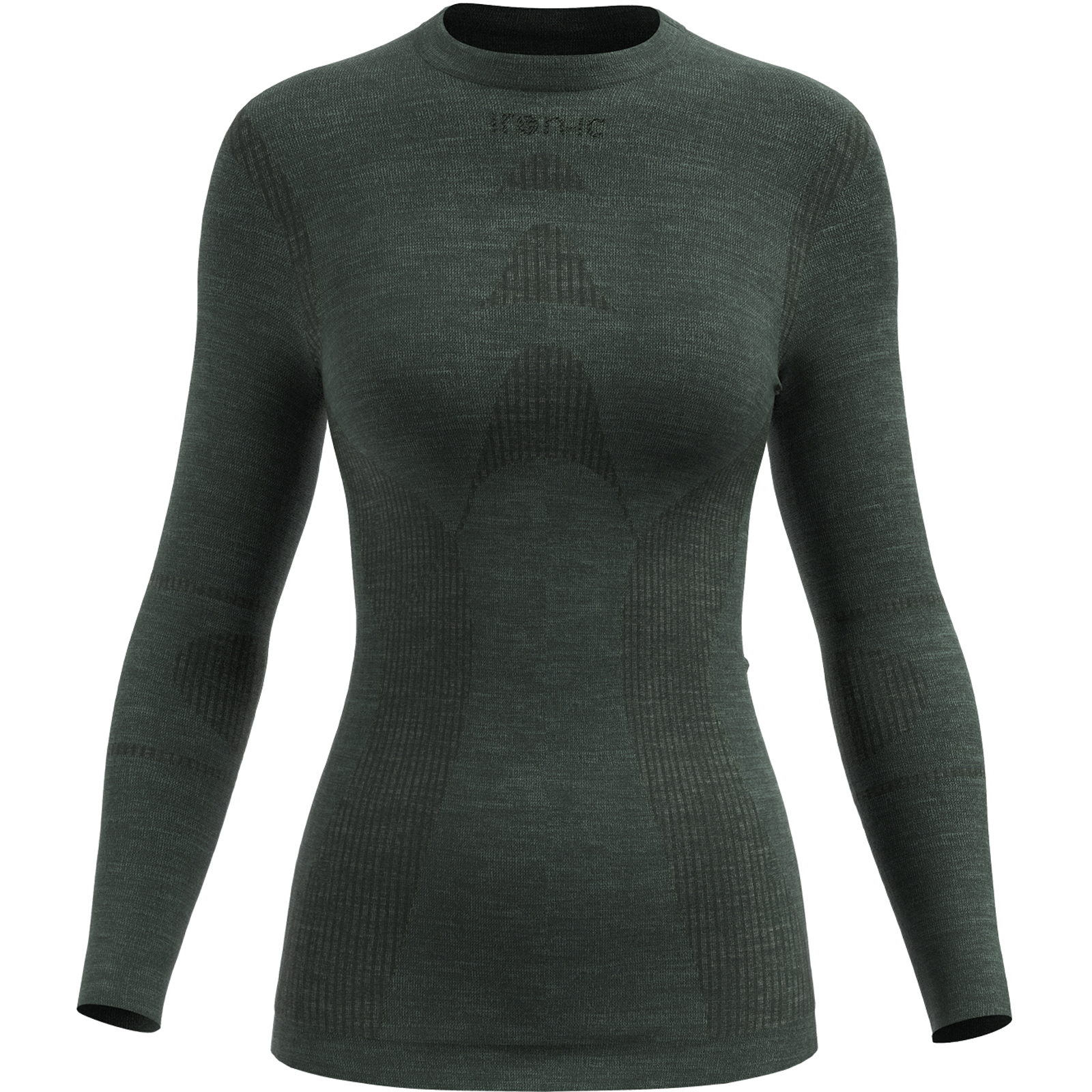 iron-ic Merino 40 Longsleeve Woman - Langarmshirt dark green - Bild 1