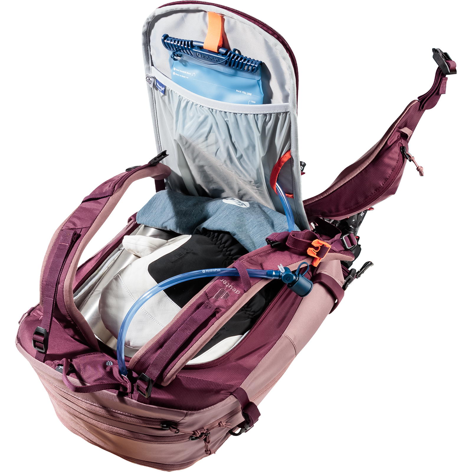 deuter Freerider 22 SL - Skitourenrucksack ashrose-cassis - Bild 7