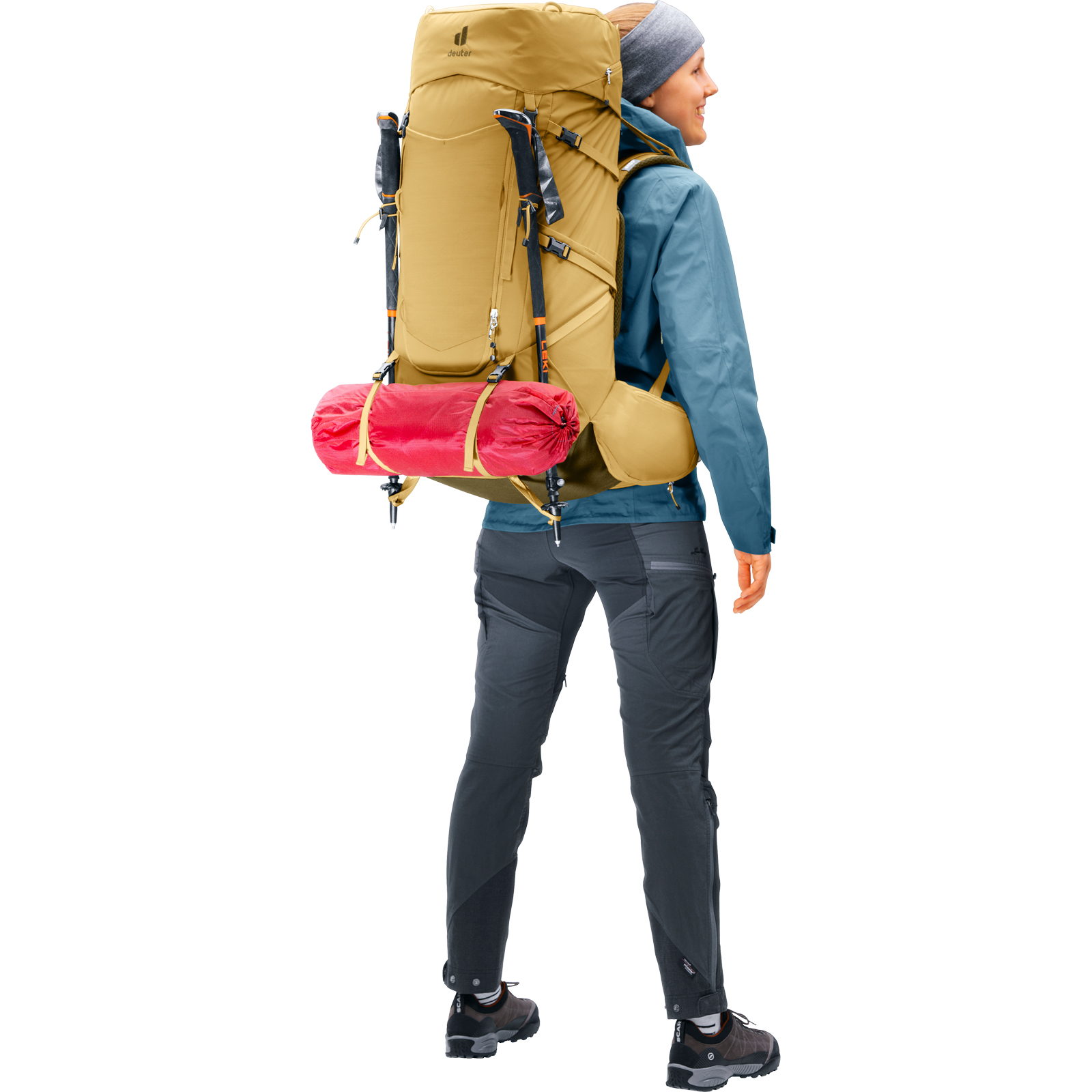 deuter Aircontact Core 55+10 SL - Trekkingrucksack savanna-nori - Bild 20