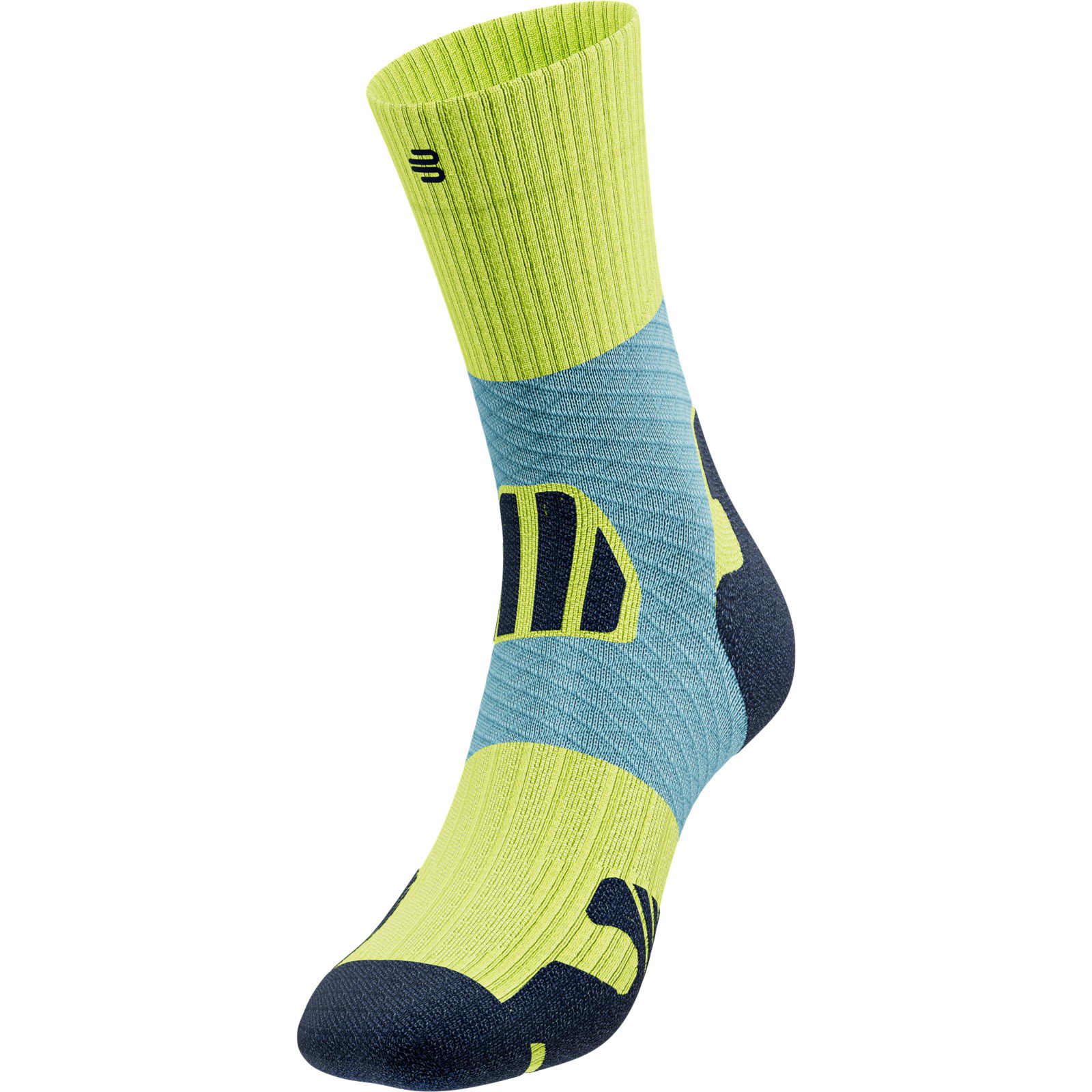 Bauerfeind Sports Trail Run Mid Cut Socks Men - Trailrunning Socken bright lemon - Bild 2
