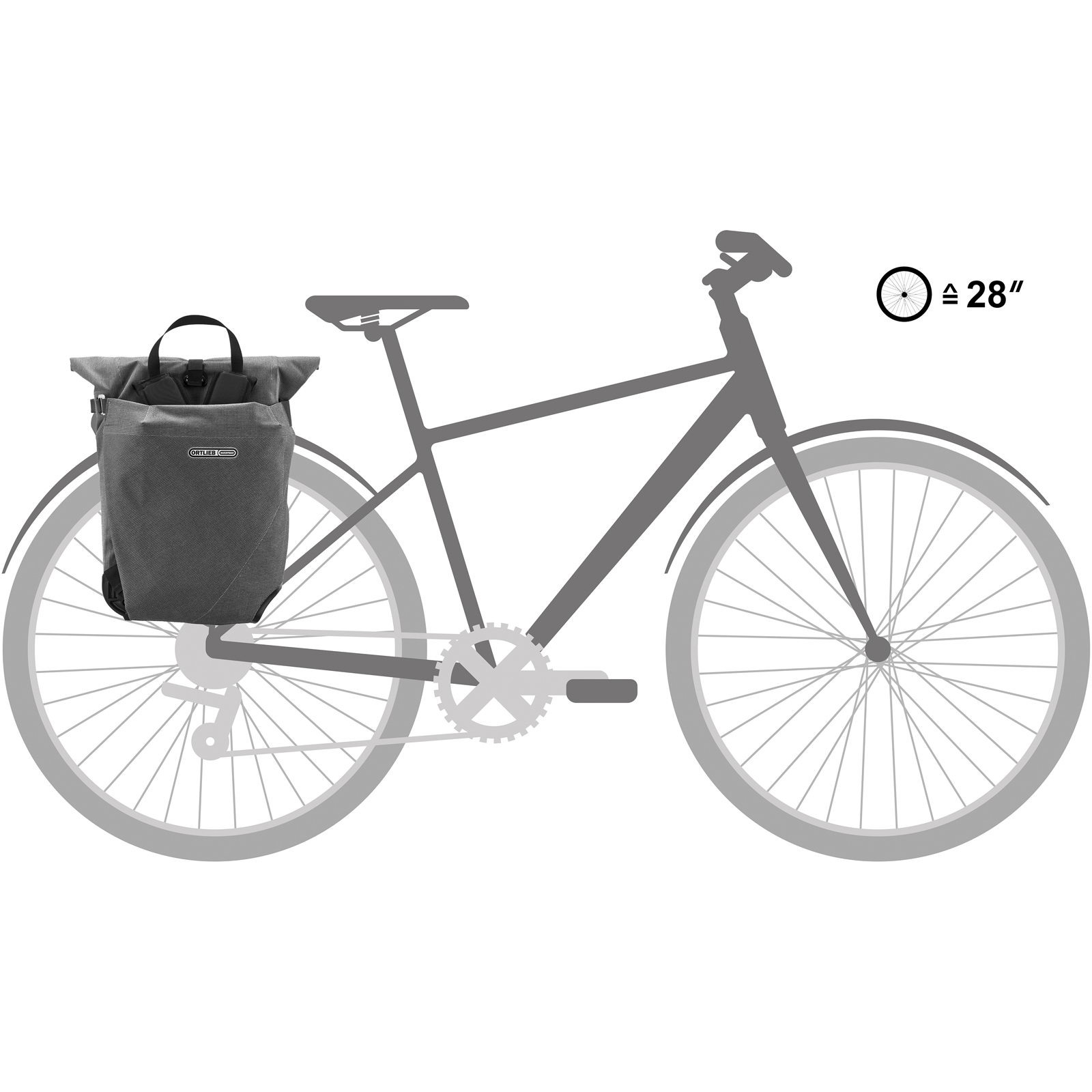 ORTLIEB VARIO 20L Urban QL2.2 - Rucksack und Radtasche pepper - Bild 12
