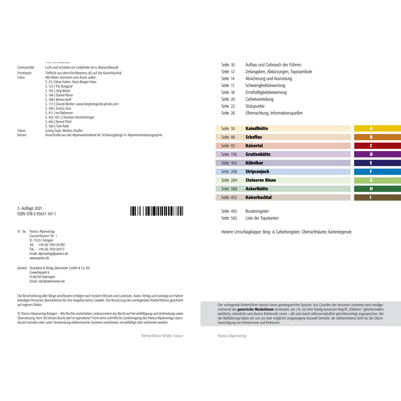 Panico Verlag Wilder Kaiser - Alpinkletterführer - Bild 2