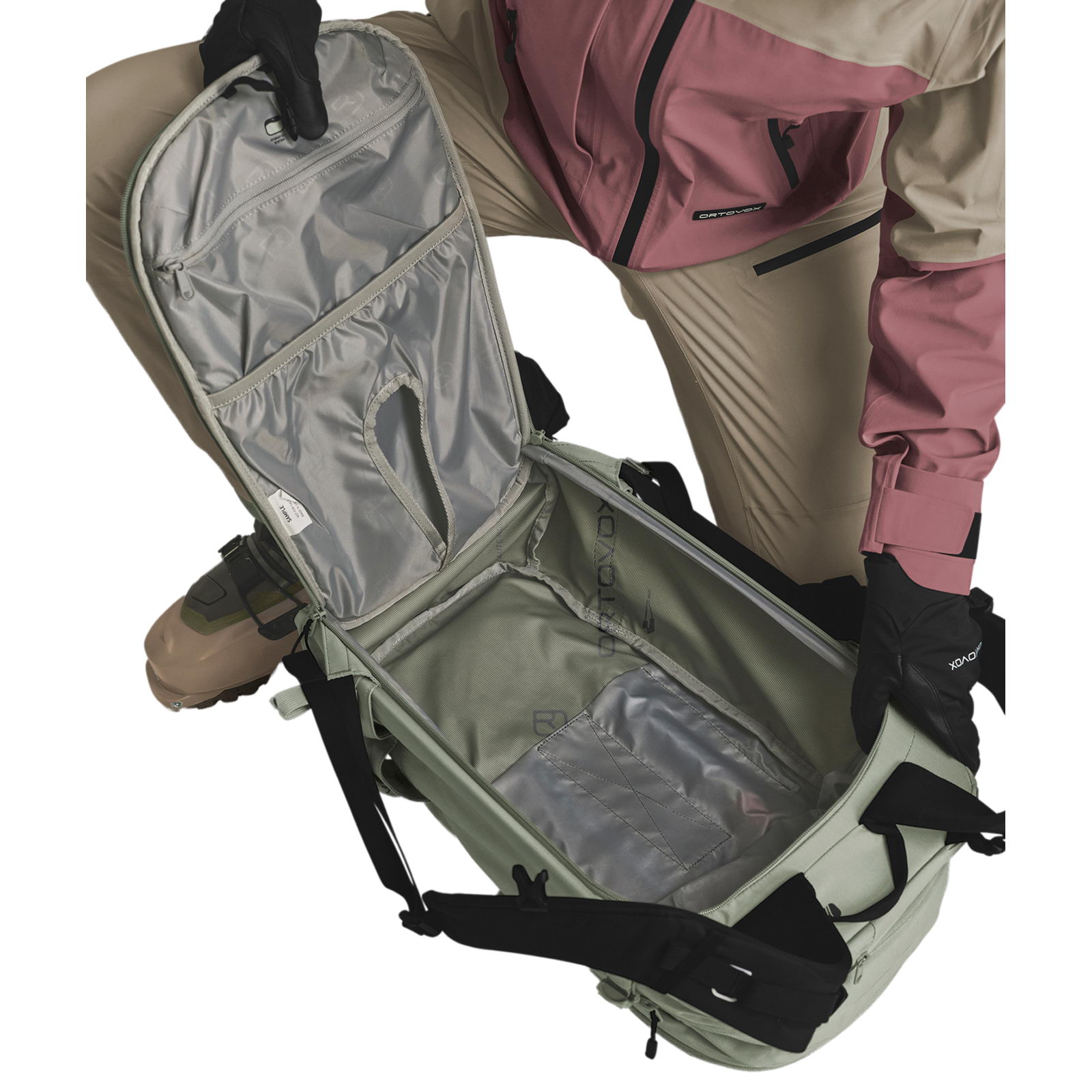 Ortovox Haute Route 30 S - Skitourenrucksack green sage - Bild 11