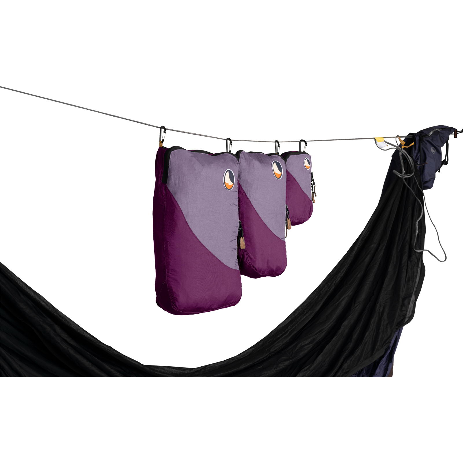 TICKET TO THE MOON Travel Cube Set - Packwürfel-Set plum-lavender - Bild 4