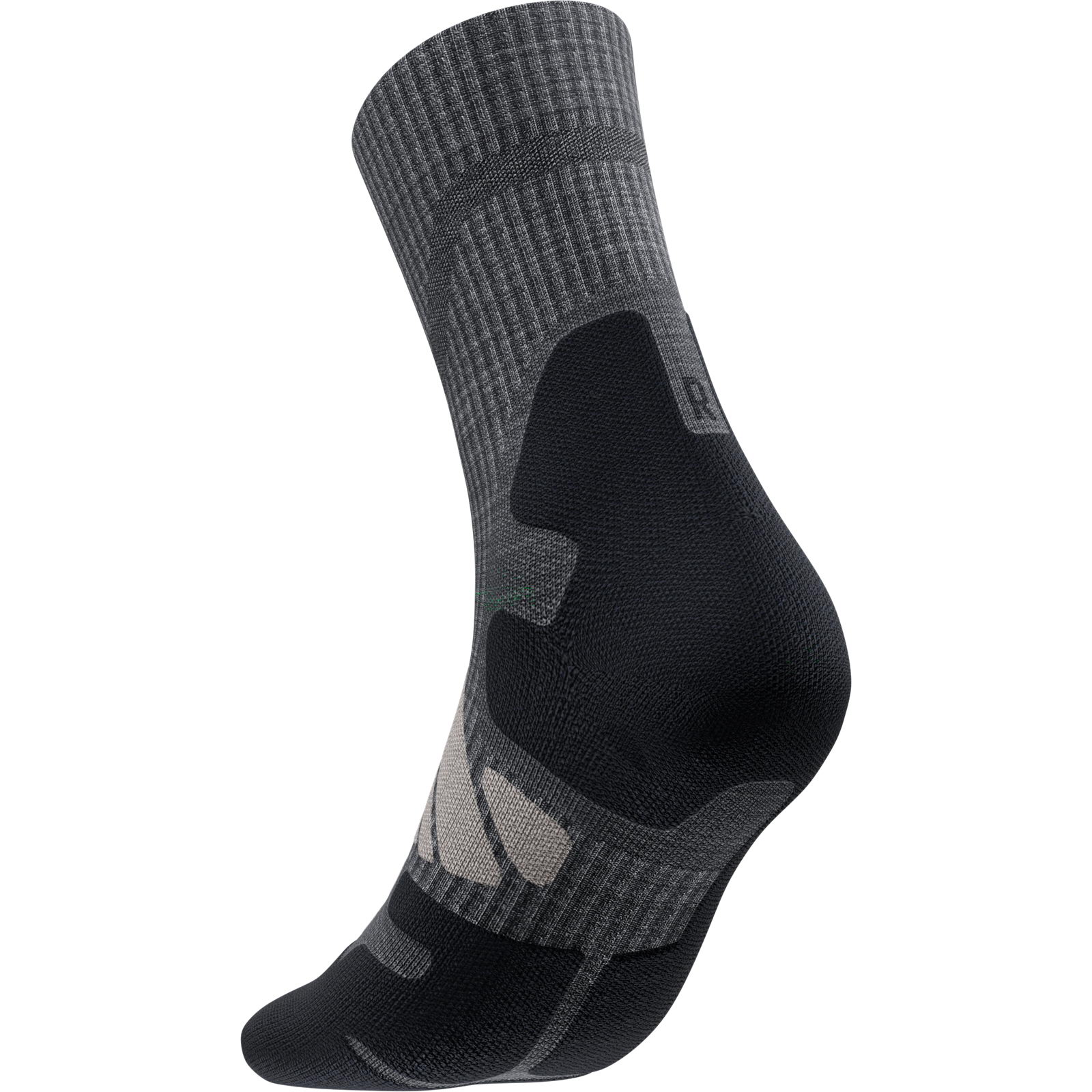 Bauerfeind Sports Outdoor Merino Mid Cut Socks Men - Wander-Socken lava grey - Bild 5