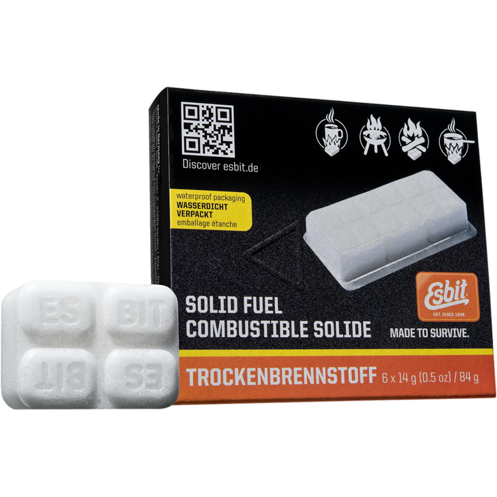 Esbit Trockenbrennstoff - Tabletten 6 x 14 g - Bild 5