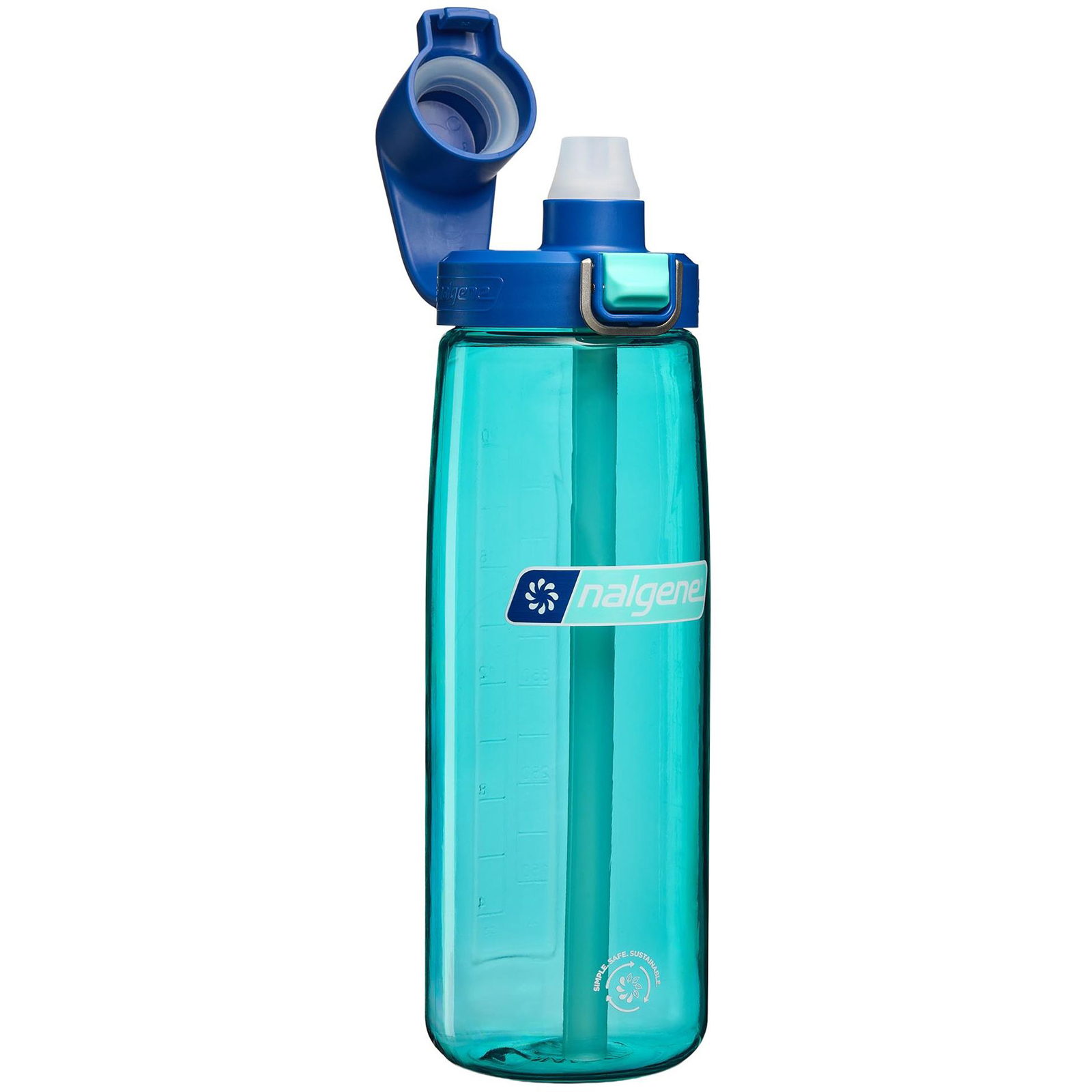 Nalgene Straw 0,65 Liter - Trinkflasche aqua - Bild 1