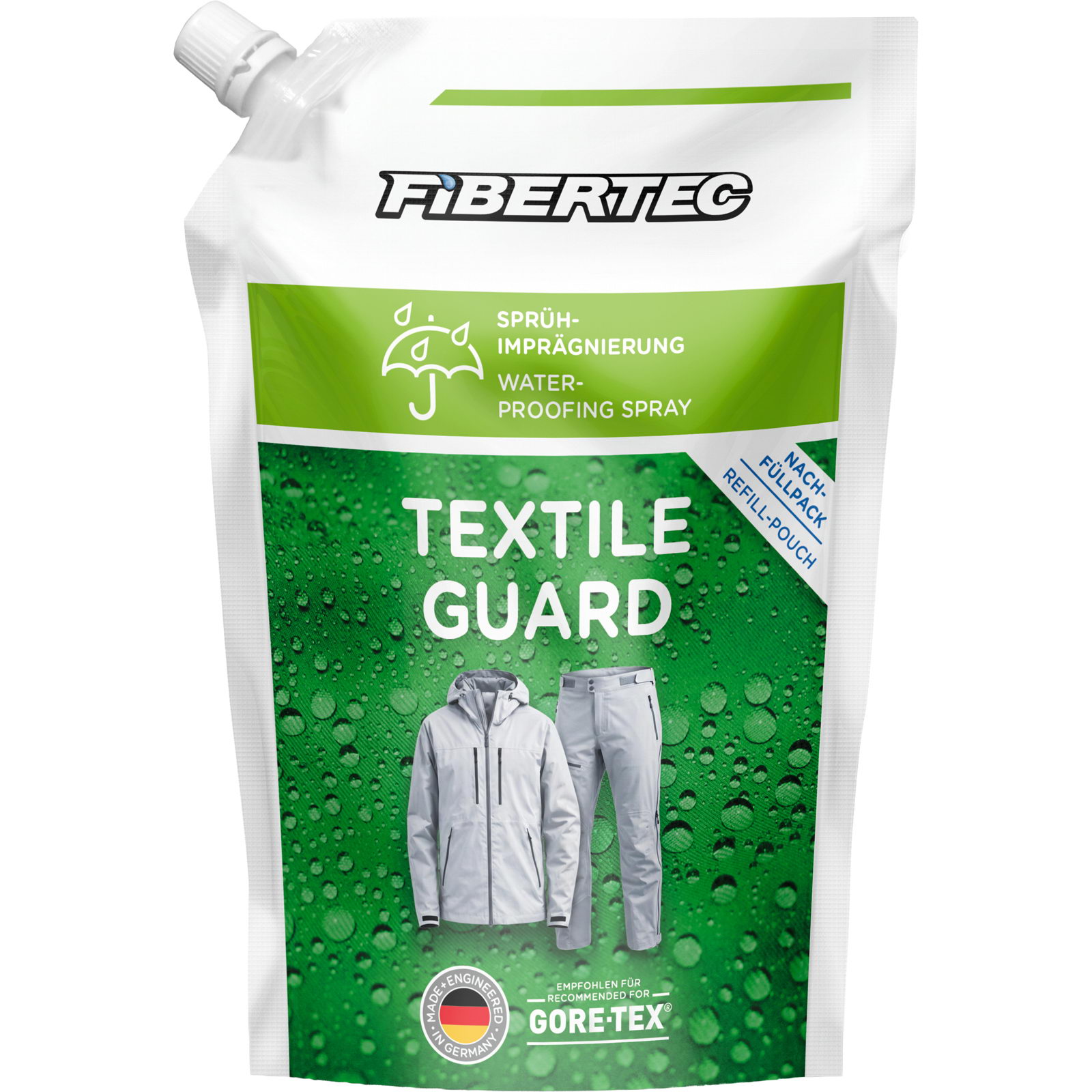 FIBERTEC Textile Guard 500 ml Nachfüllpack - Imprägnierung - Bild 1