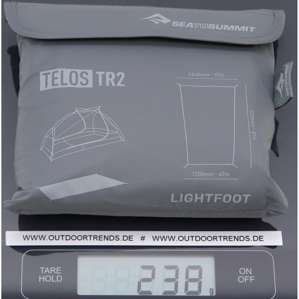 Sea to Summit Lightfoot Footprint Telos TR2 + Telos TR2 Plus - Zeltunterlage - Bild 2