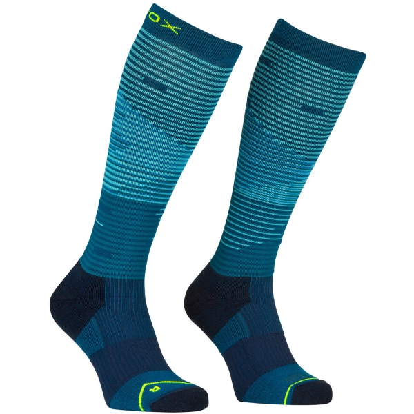 Ortovox Men's All Mountain Long Socks - Wanderstrümpfe petrol blue - Bild 2