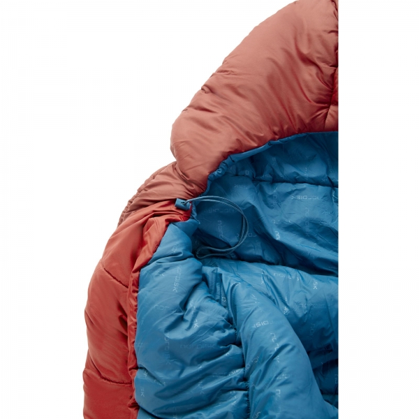 Nordisk Puk -2° Blanket - Decken-Schlafsack sun dried tomato-majolica blue-syrah - Bild 7